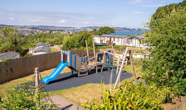 Cove children's Playground with pirate ship.