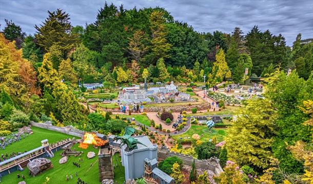 Fire-breathing dragon at Babbacombe Model Village