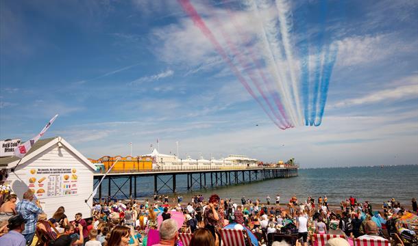 Crowds at the English Riviera Airshow, Paignton, Devon