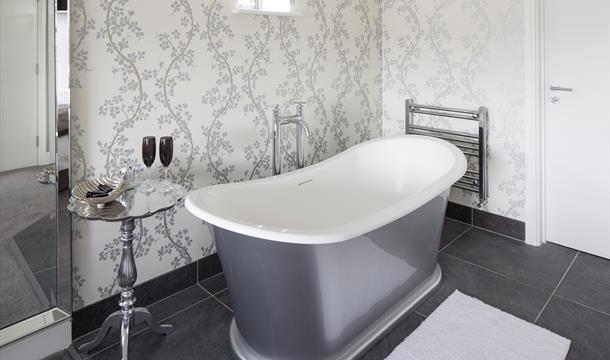 Luxury bathroom at Driftwood Boutique B & B, Brixham, Devon