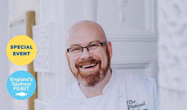 Simon Hulstone, Nyetimber Sparkling Wine Tasting ft. Locally Landed Seafood, part of England's Seafood FEAST, The Elephant