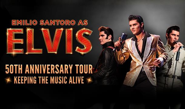 EMILIO SANTORO as ELVIS 50th Anniversary, Babbacombe Theatre