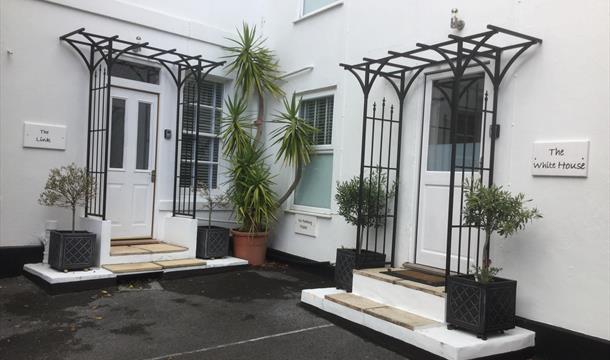 Entrances to the Link & The White House, Torquay,Devon