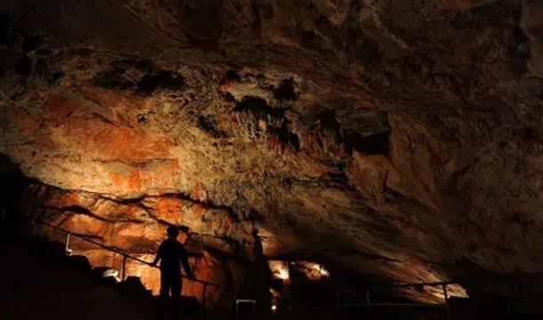 image inside the cave