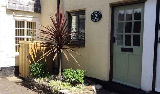 Frontage of Rosemary Cottage, Brixham, Devon