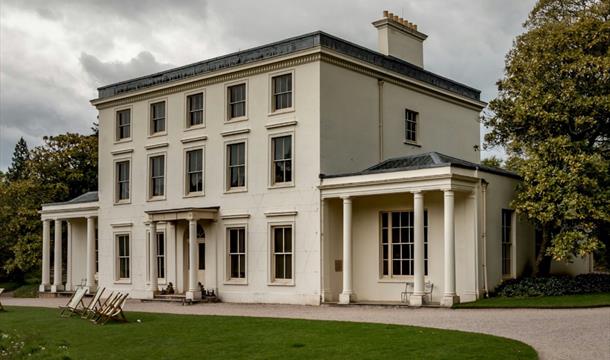 Exterior of Greenway House, the holiday home of Dame Agatha Christie