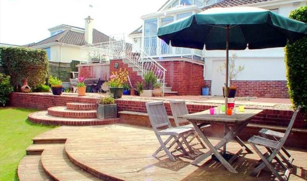 Outside seating, Harbour Lights, 15 Lady Park Road, Torquay, Devon