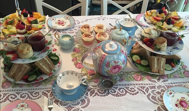 Afternoon tea at Hayley's Kitchen, Brixham