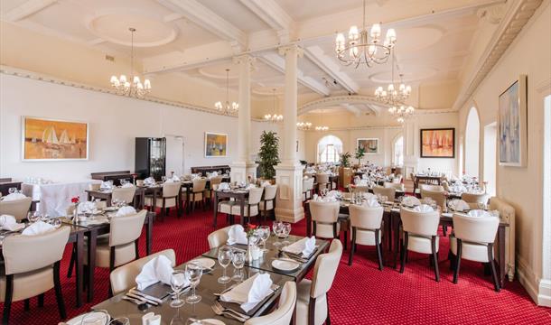 Restaurant at Headland Hotel, Torquay, Devon