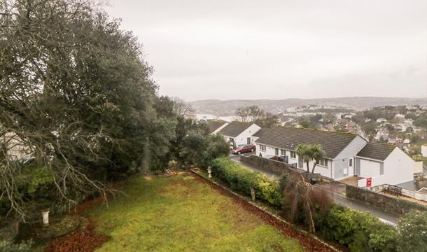 Garden and view, Holcombe House, 1 Haldon Road, Torquay, Devon