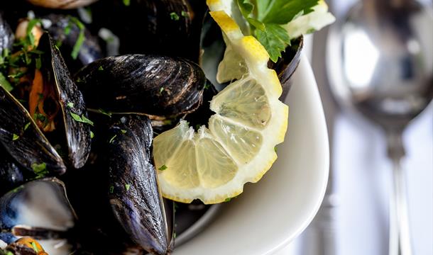 Mussells at Hotel Balmoral, Torquay, Devon