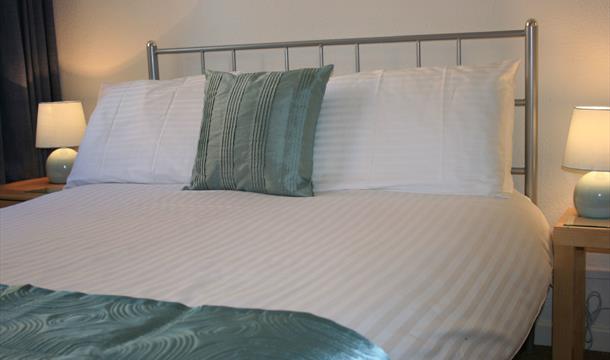 Double bedroom at Hudsons Bay, Paignton, Devon