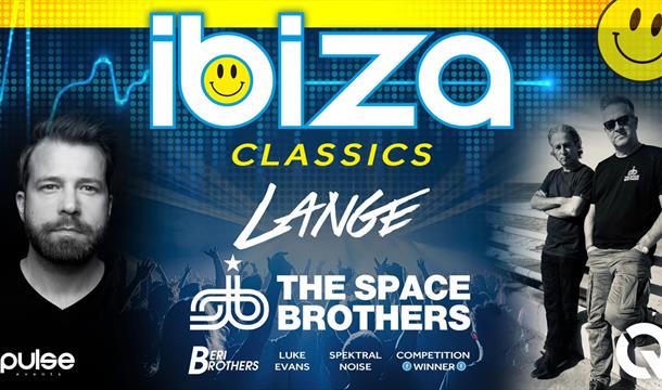 Ibiza Classics: Lange + The Space Brothers Arena Torquay picture of DJs and Space Brothers logo