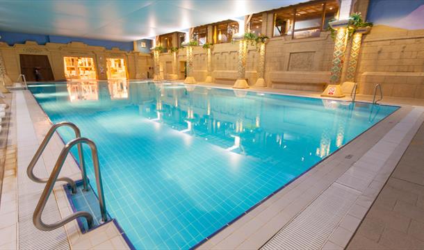 Inside pool at the Derwent Hotel TLH, Torquay, Devon