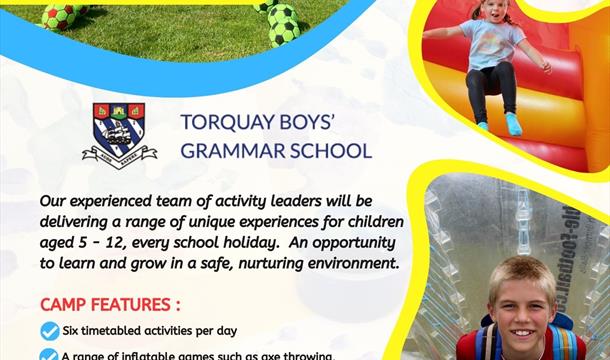 October Half Term Multi-Activity Holiday Camp Torquay