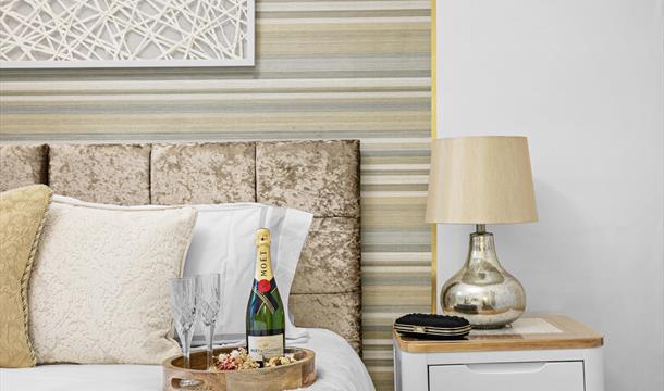 Detail of ground floor superior room, Kethla House, Torquay