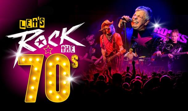 LET'S ROCK THE 70s Babbacombe Theatre artists performing on stage