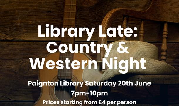 Country & Western Night, Paignton Library
