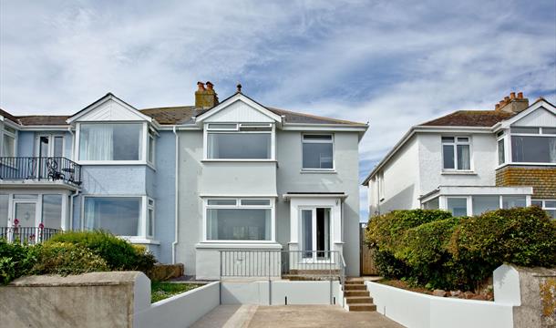 Exterior with parking, Lighthouse View, 44 North Furzeham Road, Brixham, Devon