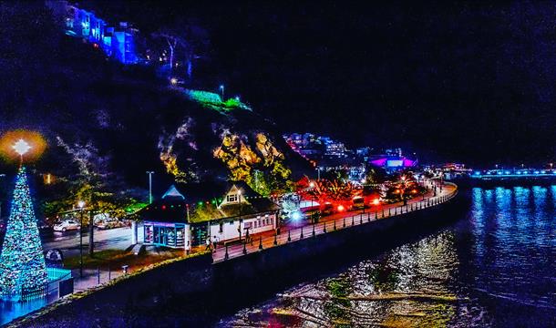 Bay of Lights Illumination Trail, part of Bay of Lights, Torquay, Devon