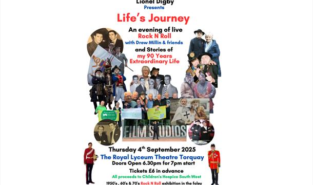 Lionel Digby Presents: Life's Journey - An evening of Rock & Roll, Royal Lyceum Theatre