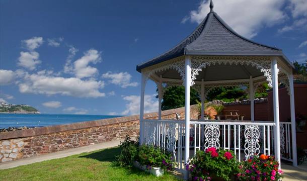 Band stand at Livermead Cliff Hotel, Torquay, Paignton