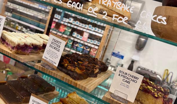 Locally Made Cafe Cakes at Porridge