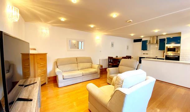 Living space at Lower Stables, Torquay, Devon