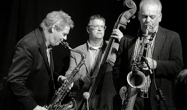 Derek Nash and band performing