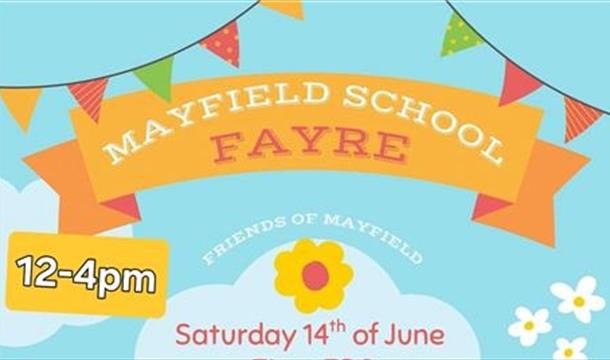 Mayfield School Summer Fayre picture of a fairground carousel.