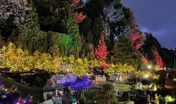 Babbacombe Model Village Christmas Illuminations, English Riviera Bay of Lights