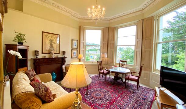 The Living Room of Apartment 3 at The Muntham Luxury Holiday Apartments.