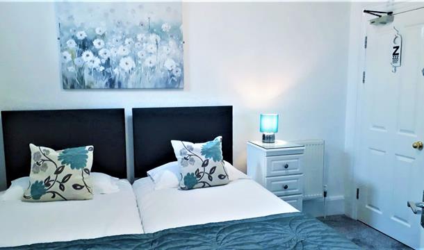 Twin Room, The Netley, Bampfylde Road, Torquay, Devon