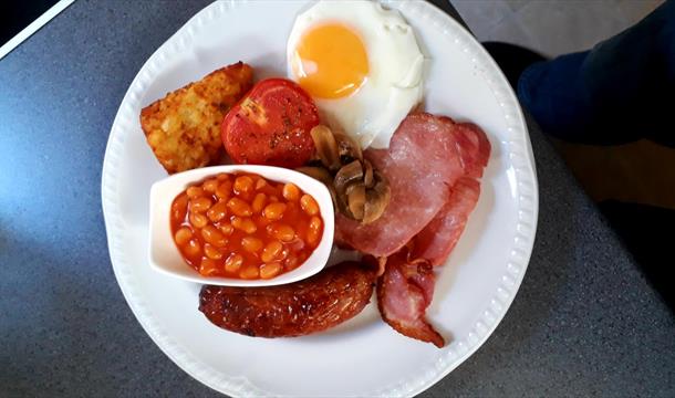 Breakfast at The Netley, Bampfylde Road, Torquay, Devon