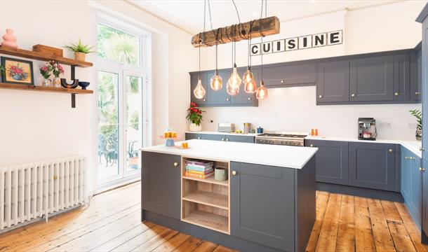 Kitchen at No-46, Torquay, Devon