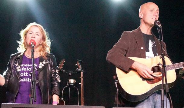 Winter Wilson performing on stage