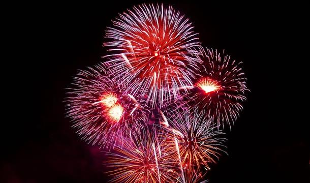 Orestone Manor Hotel firework display and dinner in Torquay, Devon