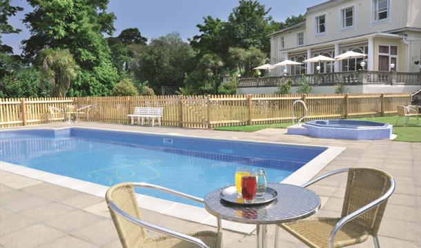 Outdoor Pool at Lincombe Hall Hotel & Spa, Torquay, Devon