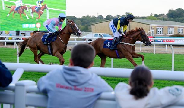 Horse racing at Newton Abbot Racecourse