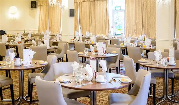 Dining area at the Devonshire Hotel in Torquay