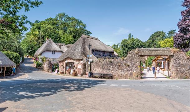 The thatched village of Cockington in the English Riviera, South Devon