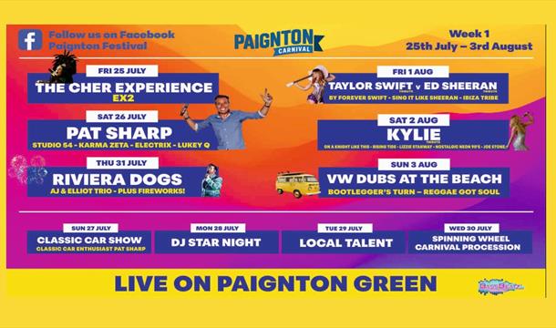 Week 1 events, Paignton Carnival Week