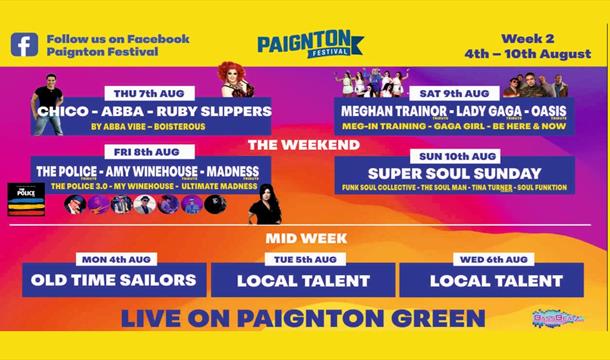 Week 2 Events, Paignton Carnival