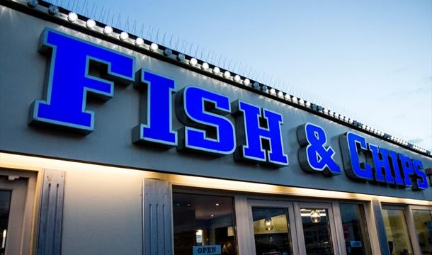 Outside, Paignton Pier Chippy, Paignton Devon