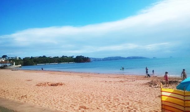 Beach close by to Rosemead Guest House, Paignton, Devon