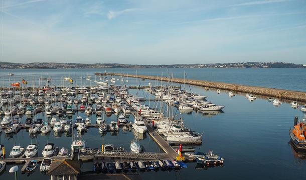 View from Master Bedroom, Penny Steps, Berry Head Road, Brixham, Devon