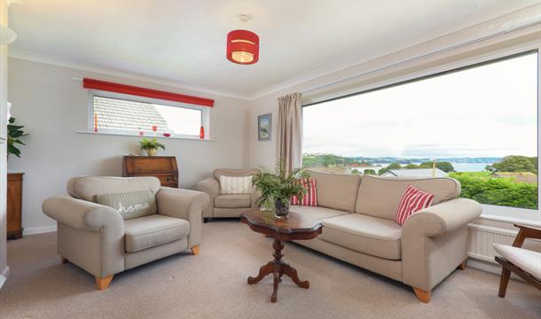 Lounge, The Pink Bungalow, Paignton, Devon