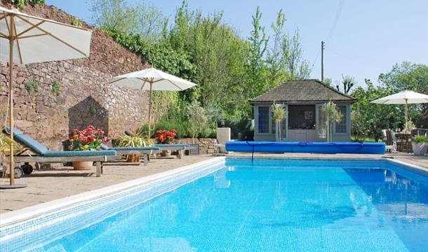 Outdoor Pool, The Pound House, Blagdon, Paignton, Devon