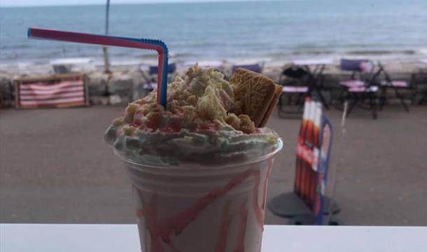 Ice Cream Kiosk Preston Beach Paignton, Devon