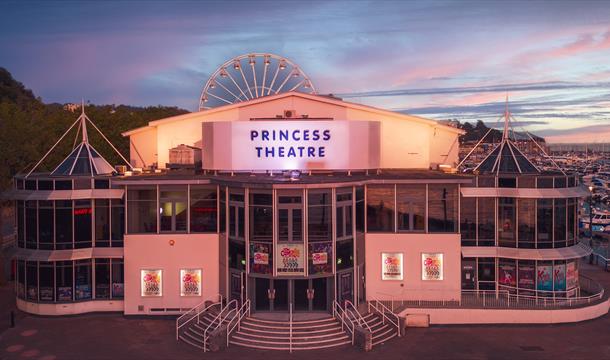 Entrance of the Princess Theatre, Torquay Devon